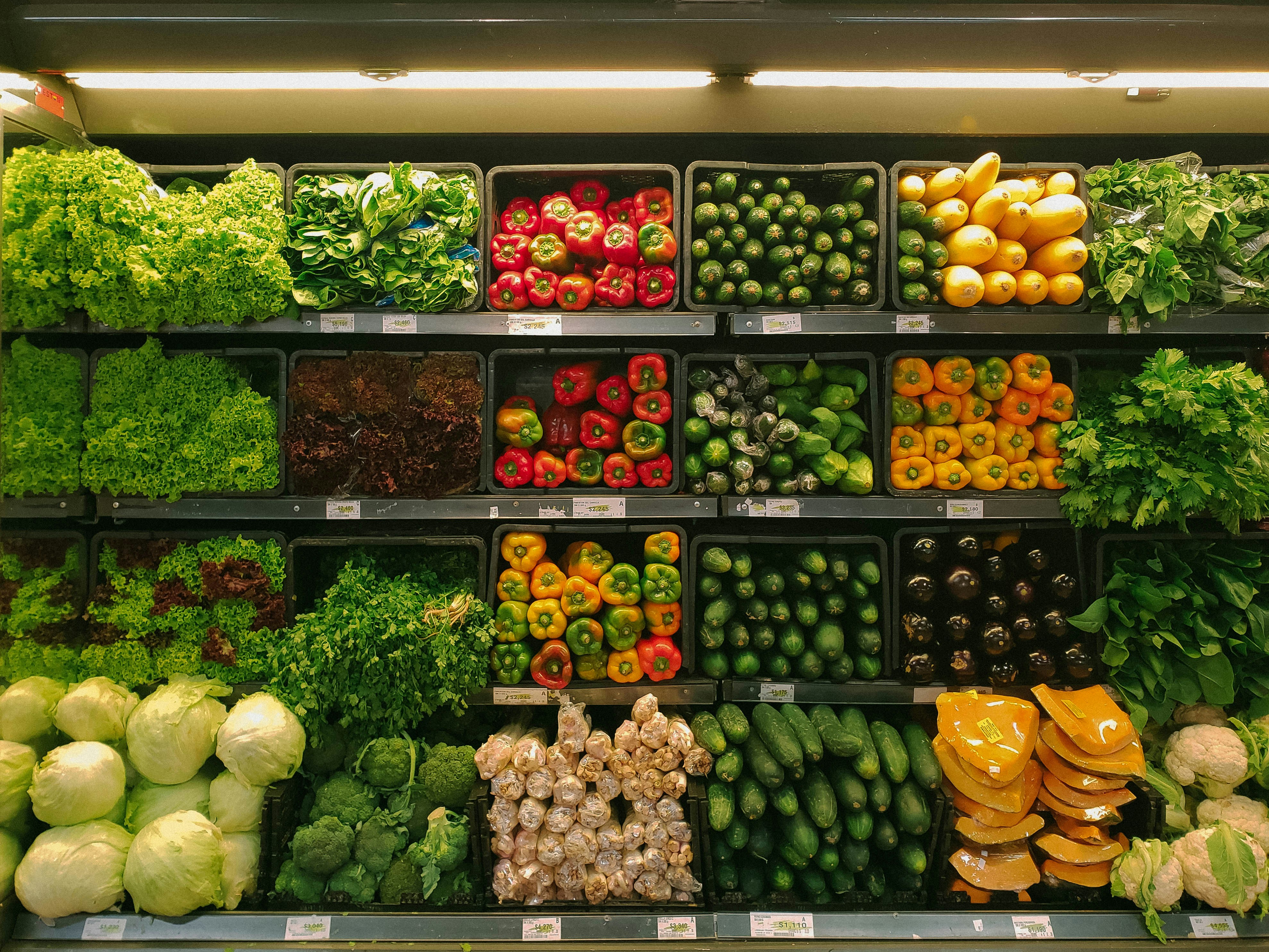 Fresh grocery basket