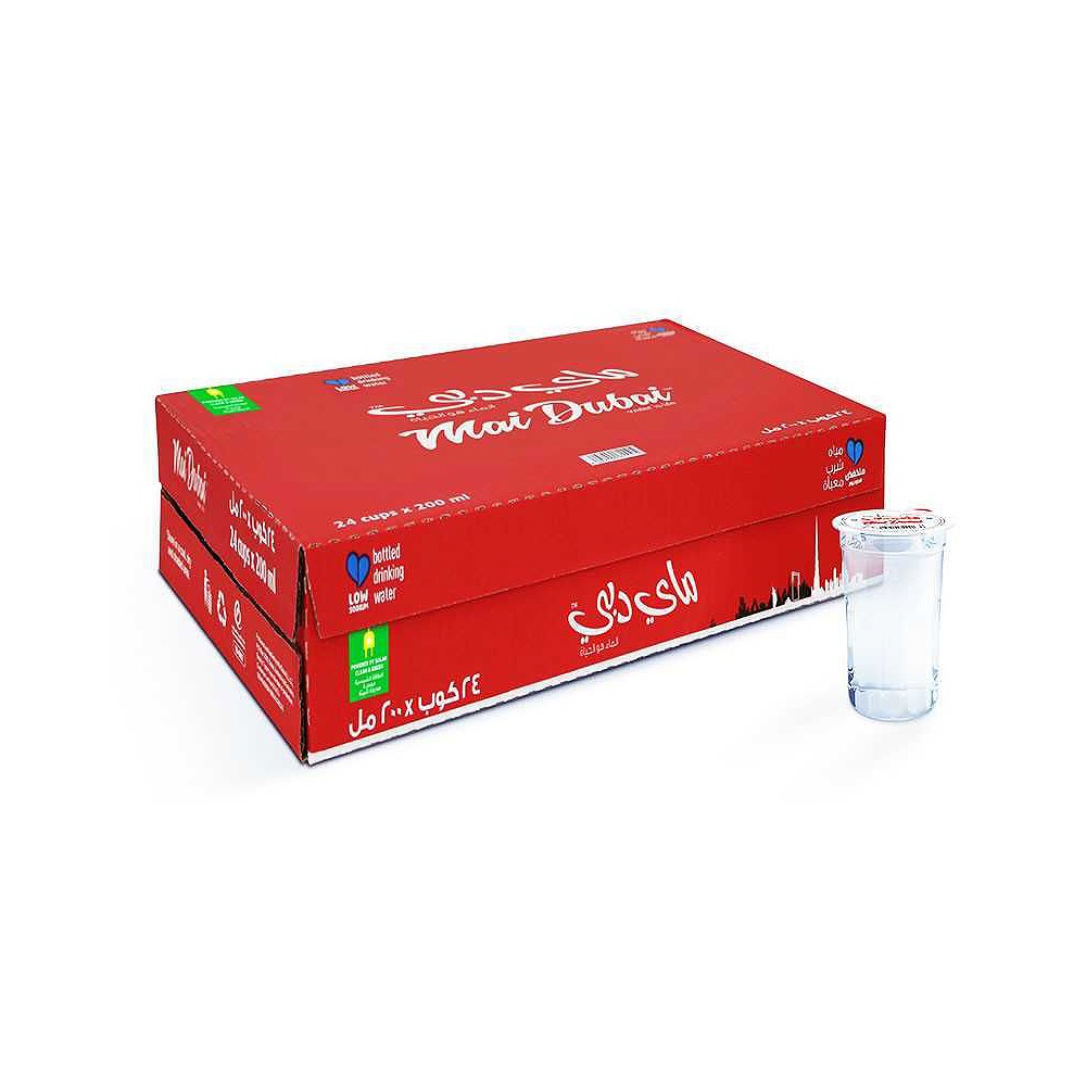 Mai Dubai Drinking Water Cup 200ml – Pack of 24