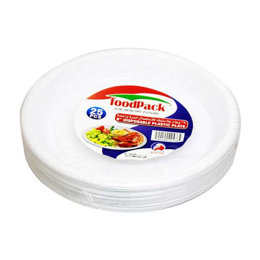Foodpack Plastic Plate 9 Inch Outer