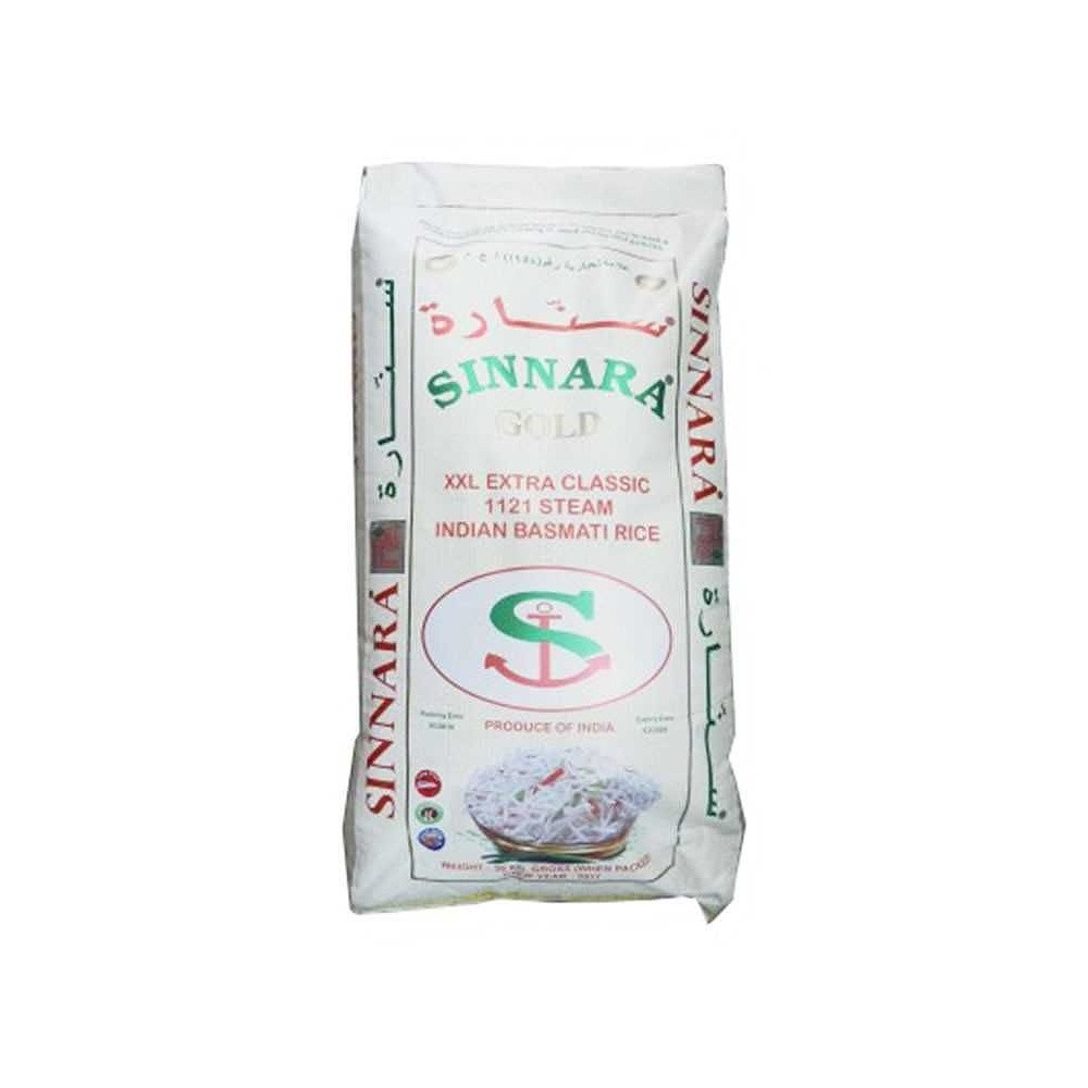 Sinnara Gold XXL Indian 1121 Basmati Rice 38kg – Bulk Premium Sack