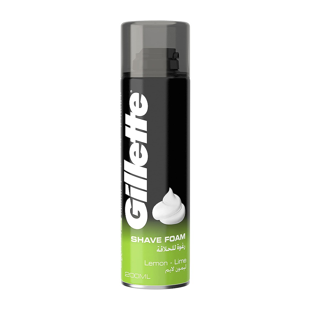 Gillette Shaving Foam Lemon Scent 200ML Pack of 3