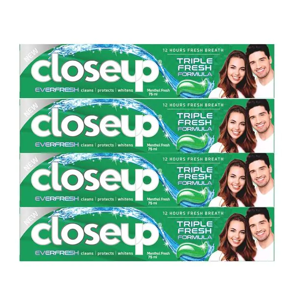 CLOSEUP Mint Fresh Green Toothpaste 75ML Pack of 2