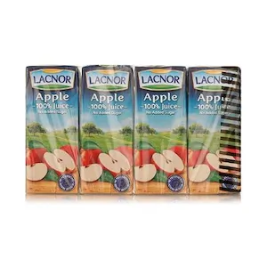 Lacnor Essentials Apple Juice 180ml (Pack of 8)