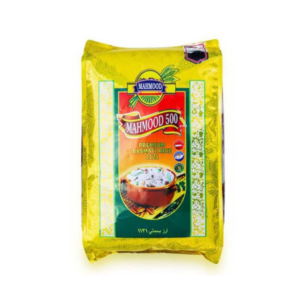 Mahmood 500 Premium 1121 Basmati Rice 20kg – Family & Bulk Pack