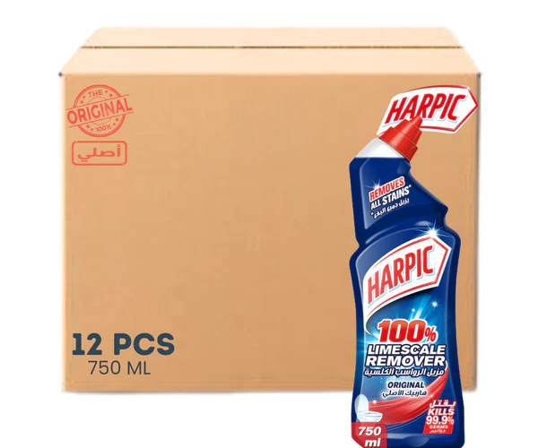 Harpic Liquid Toilet Cleaner Blue 750ML Carton Pack of 12