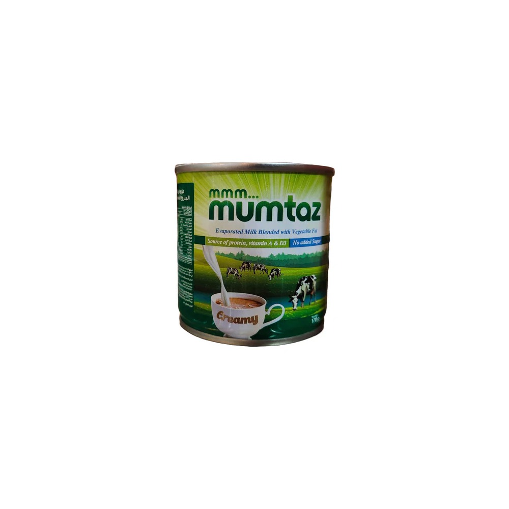 Mumtaz Evaporated Milk 170g - Premium Full Cream Canned Evaporated Milk for Tea, Coffee, Cooking, Bakery & Food Service Use