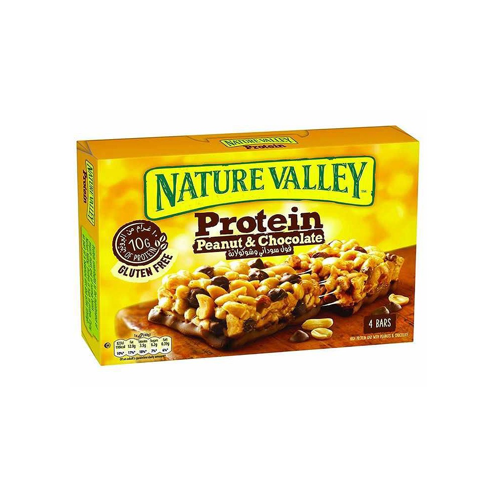 Nature Valley Protein Bars Peanut & Chocolate 4 x 40g
