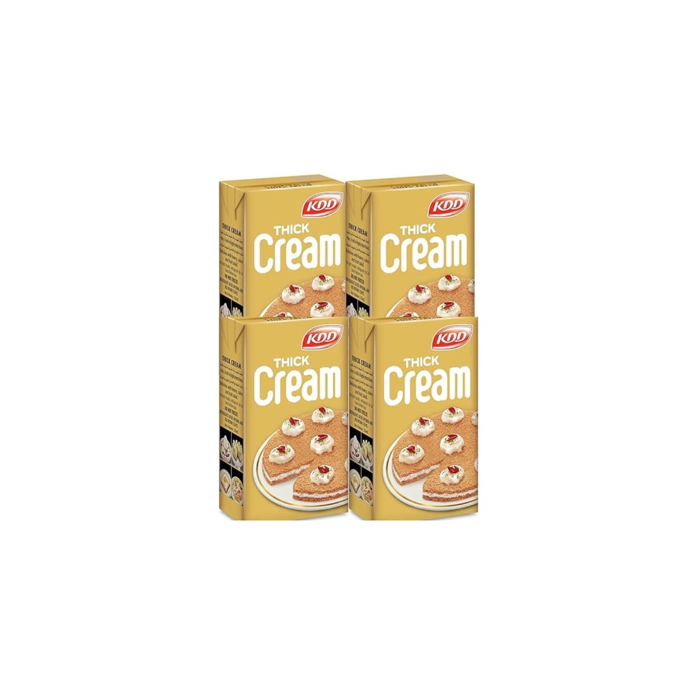 KDD Thick Cream 1LT Pack of 4