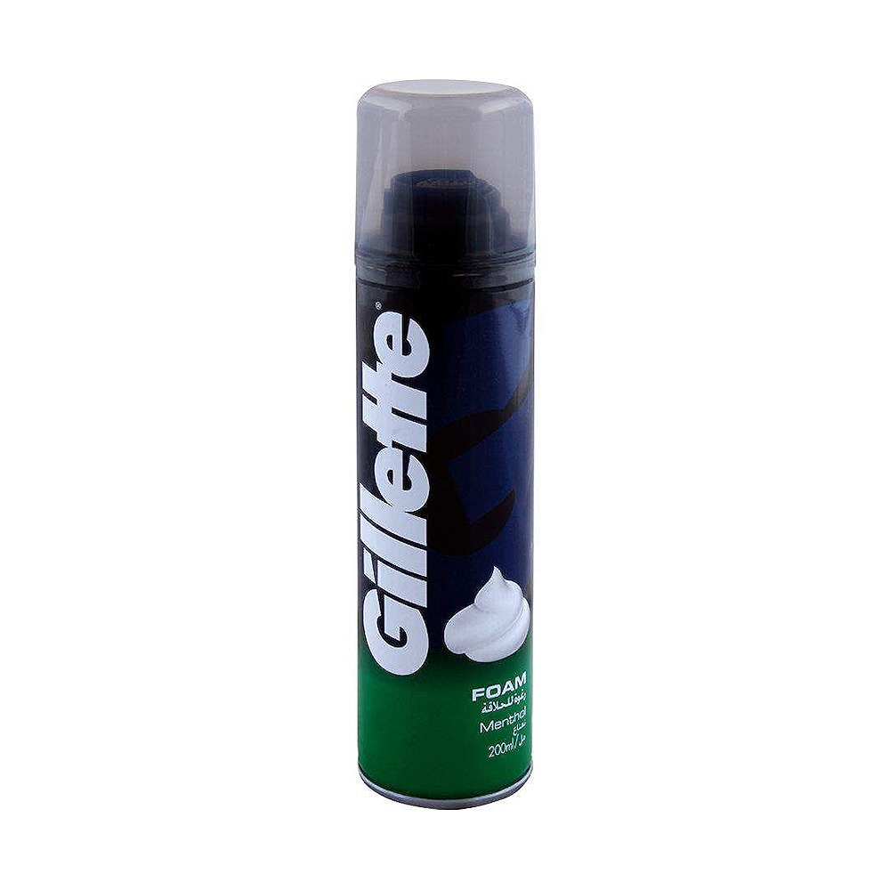 Gillette Shaving Foam Menthol 200ML Pack of 4