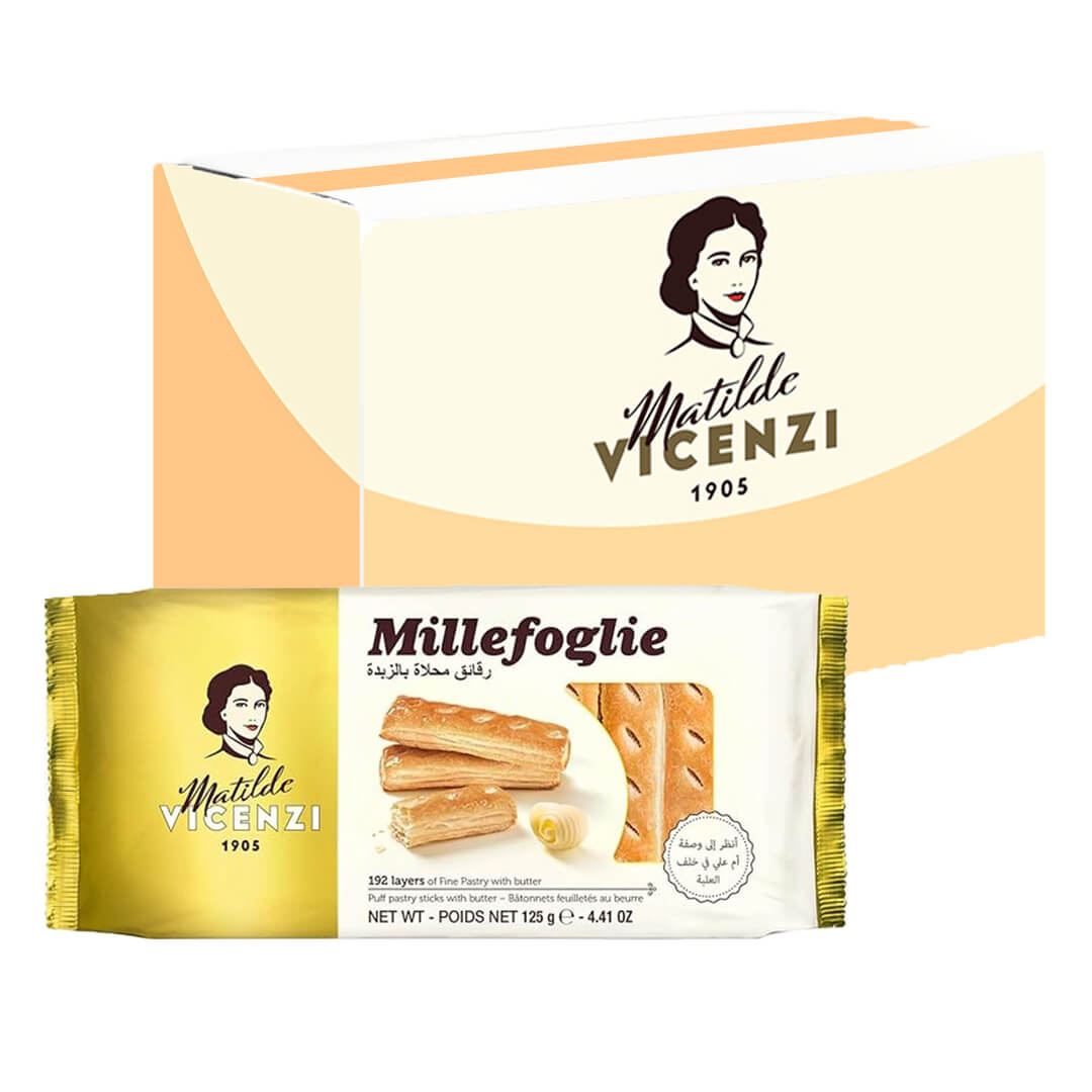 MATILDE VICENZI Puff Pastry 125g Carton Pack of 16