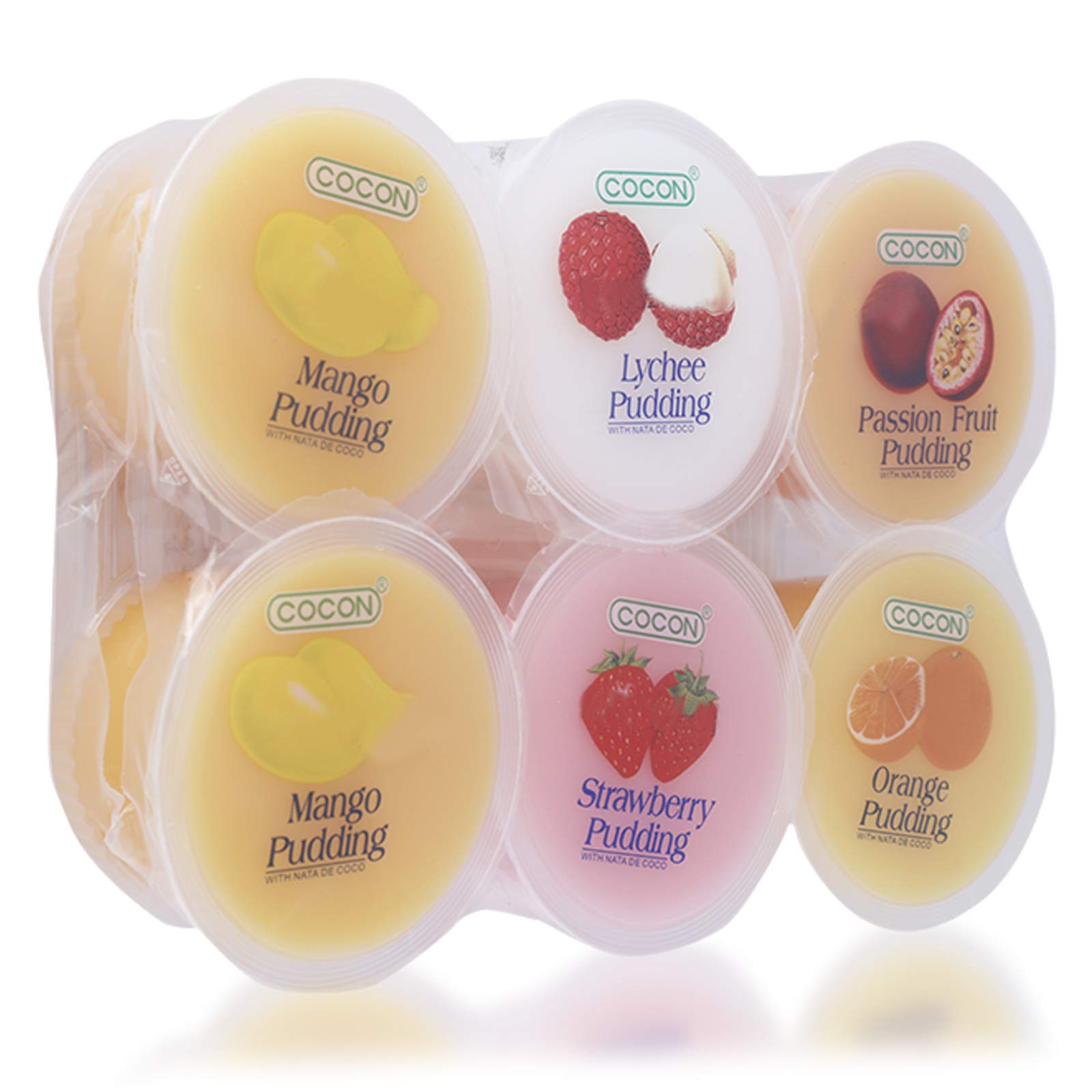 Cocon Pudding Jelly Assorted 118GR Carton Pack of 72