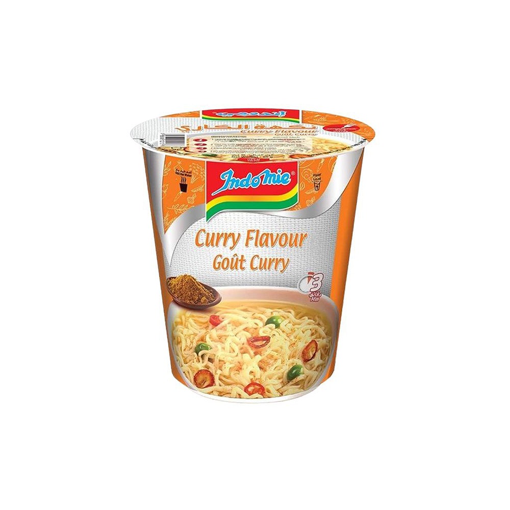 Indomie Cup Noodles Curry Flavor Instant Noodles Ready-to-Eat 60g