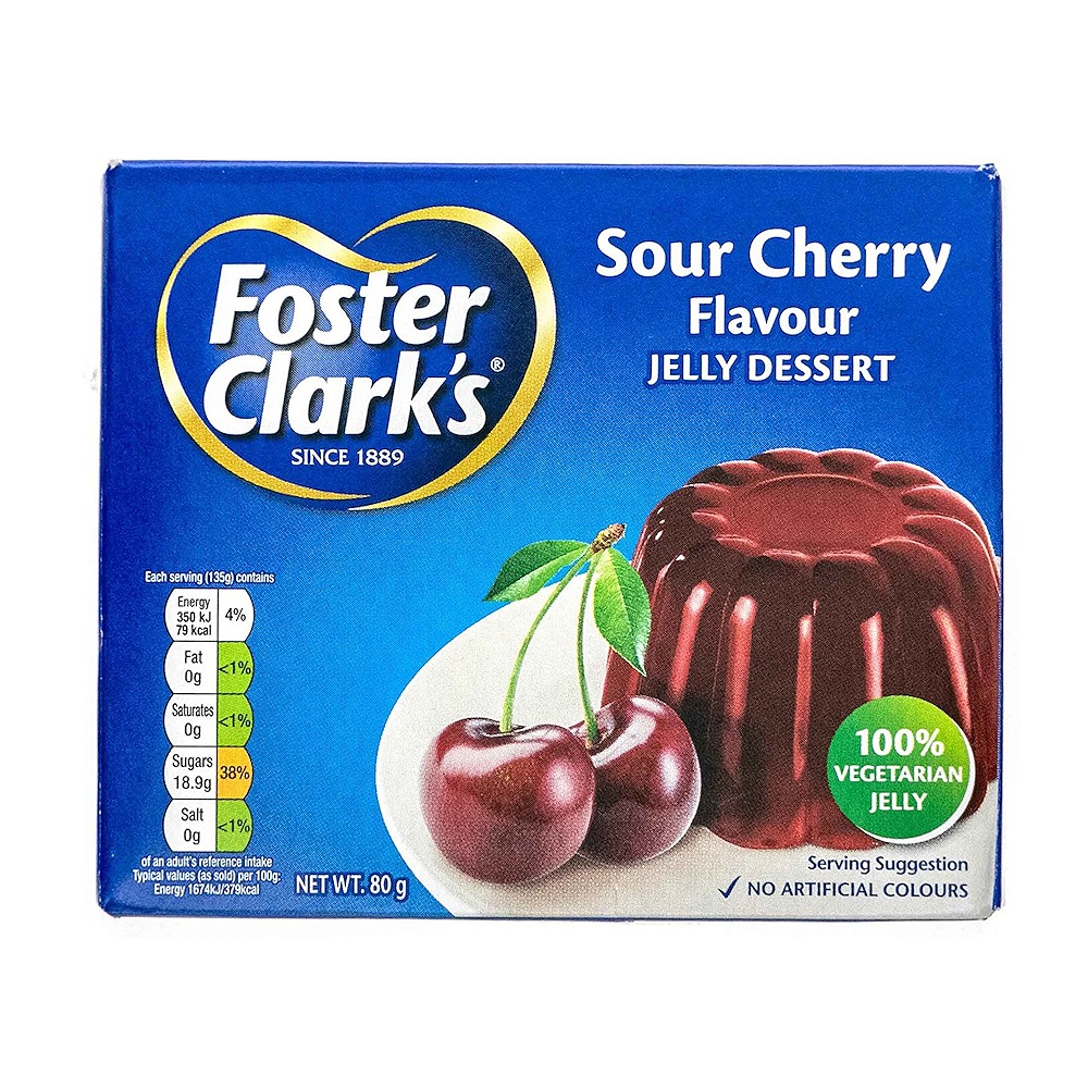 Foster Clark's Cherry Jelly 80 Grams Piece