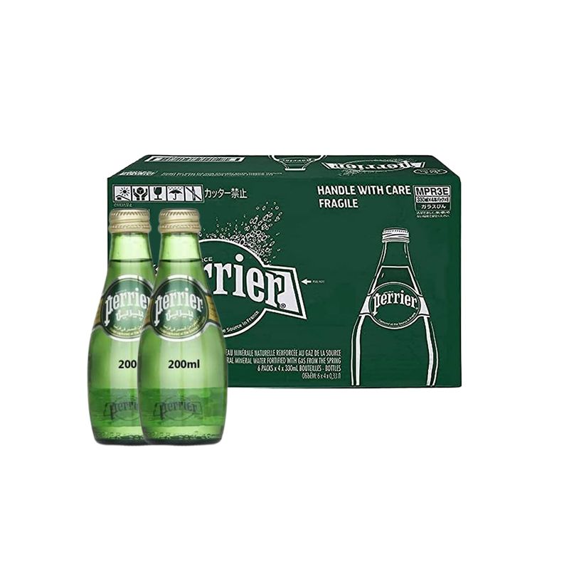 Perrier Carbonated Mineral Water 200ml – Pack of 24