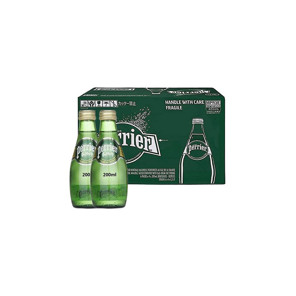 Perrier Carbonated Mineral Water 200ml – Pack of 24
