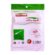 Foodpack Plastic Fork 50 Pieces Carton