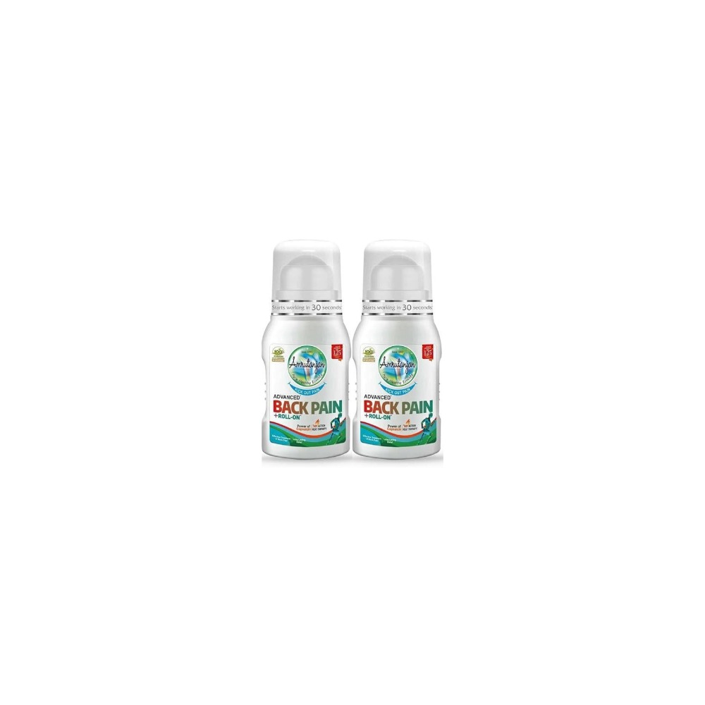 Amrutanjan Back Pain Roll On 50ML Pack of 2