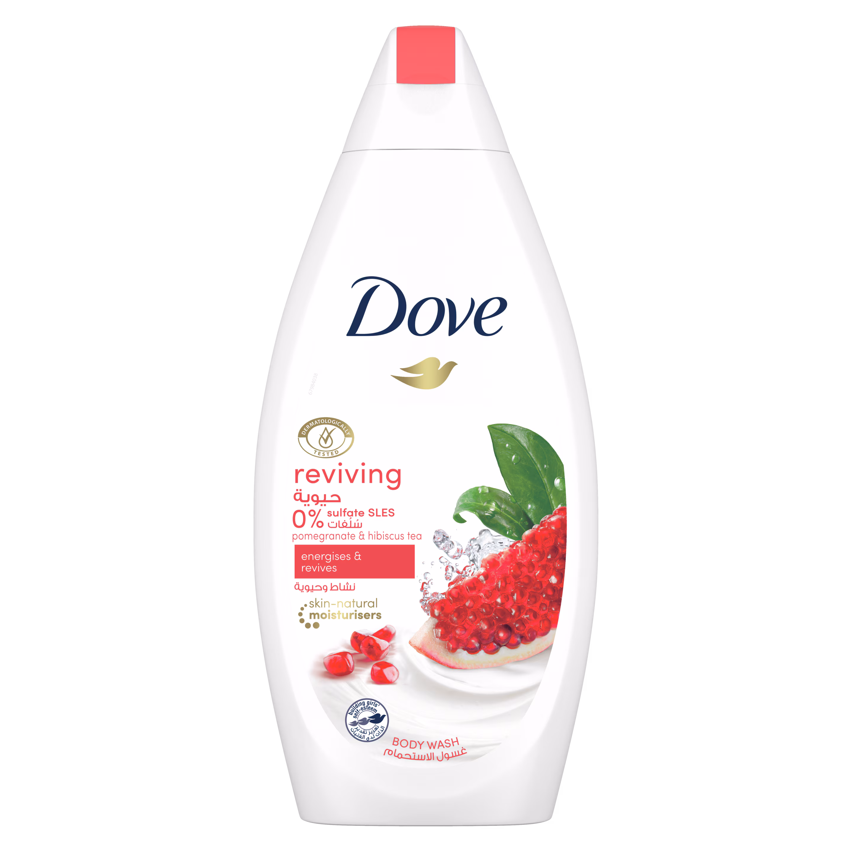 Dove Shower Gel Reviving 500ML Carton Pack of 6