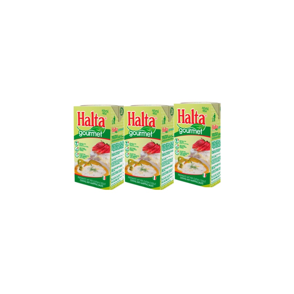 HALTA Gourmet Cooking Cream 1LTR Pack of 3