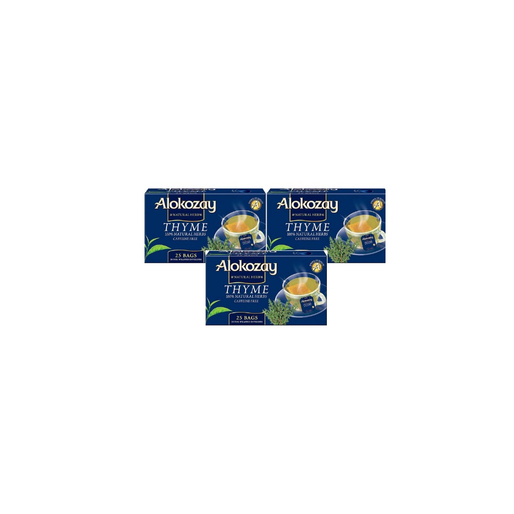 Alokozay Thyme (Zaatar) Tea Bag 25s Pack of 3