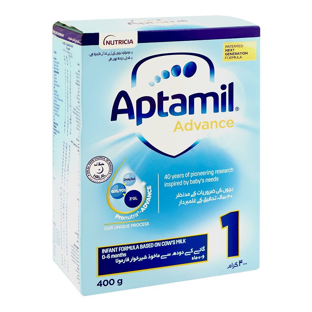 APTAMIL Infant Formula Advance No:1 400GM Piece