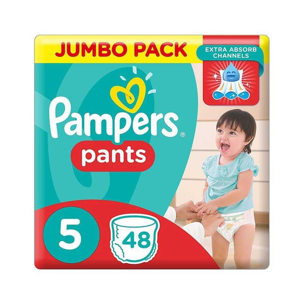 Pampers Pants Diapers, Size 5, Junior, 12-18 kg