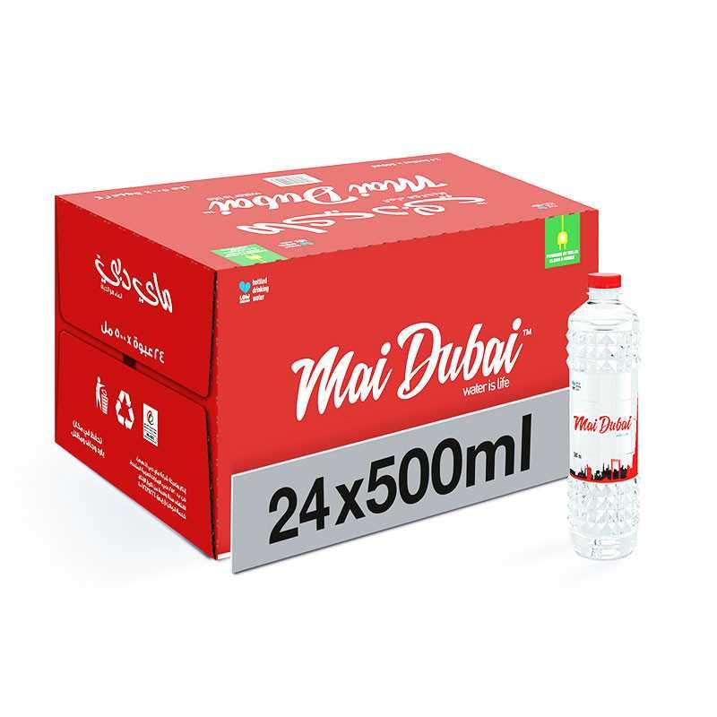 Mai Dubai Drinking Water 500ml – Pack of 24