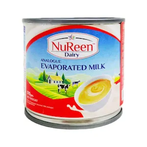 NUREEN Evaporated Milk 170g - Creamy Full Cream Dairy Milk for Cooking, Baking, Tea & Coffee