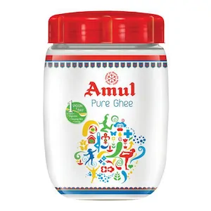 AMUL Pure Ghee 500g Premium Quality Clarified Butter - Traditional Indian Cooking Ghee for Daily Use & Bulk Supply