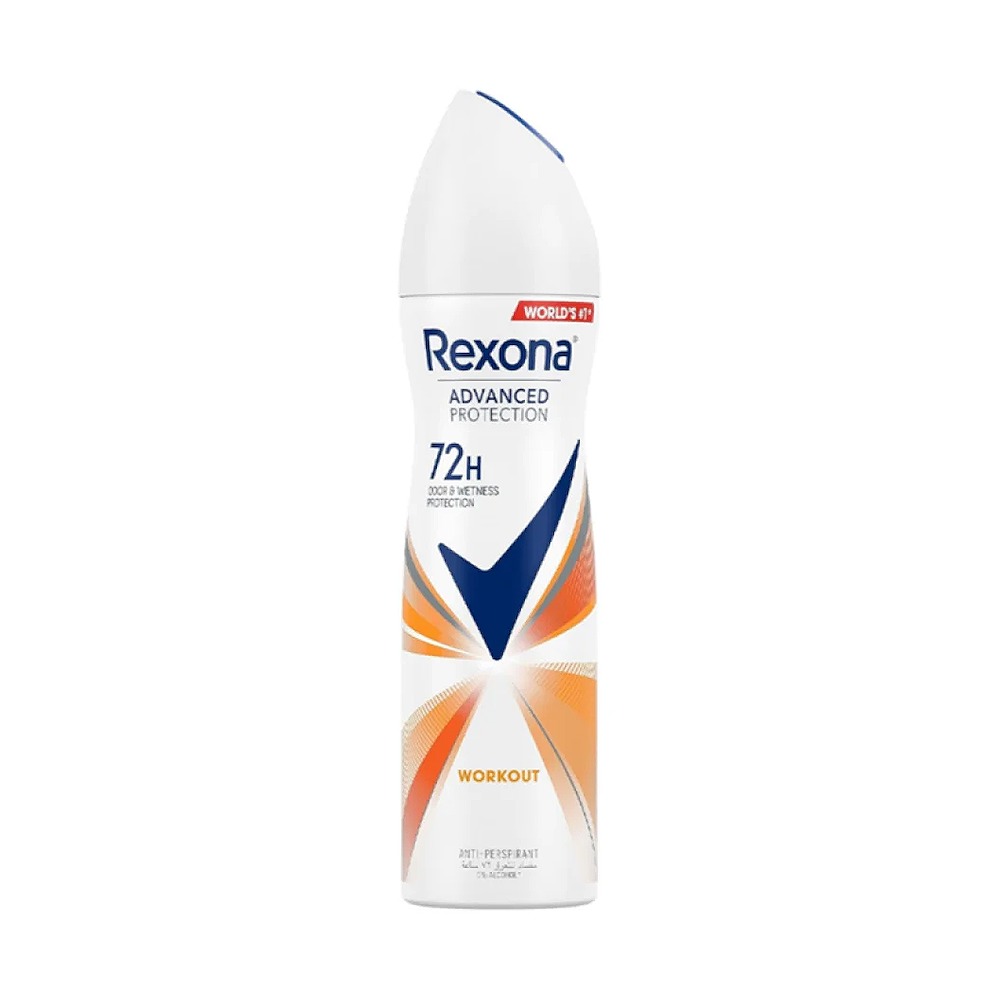 Rexona Deo Body Spray Workout 150ML Pack of 4