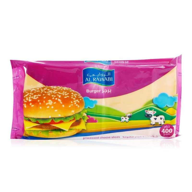 Al Rawabi Burger Slices Cheese 400g