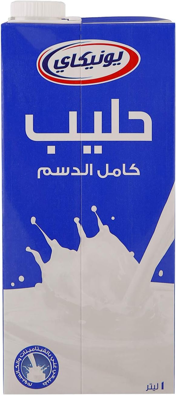 Unikai Full Cream Milk 4x1L | Fresh Dairy Value Pack | Dubai UAE