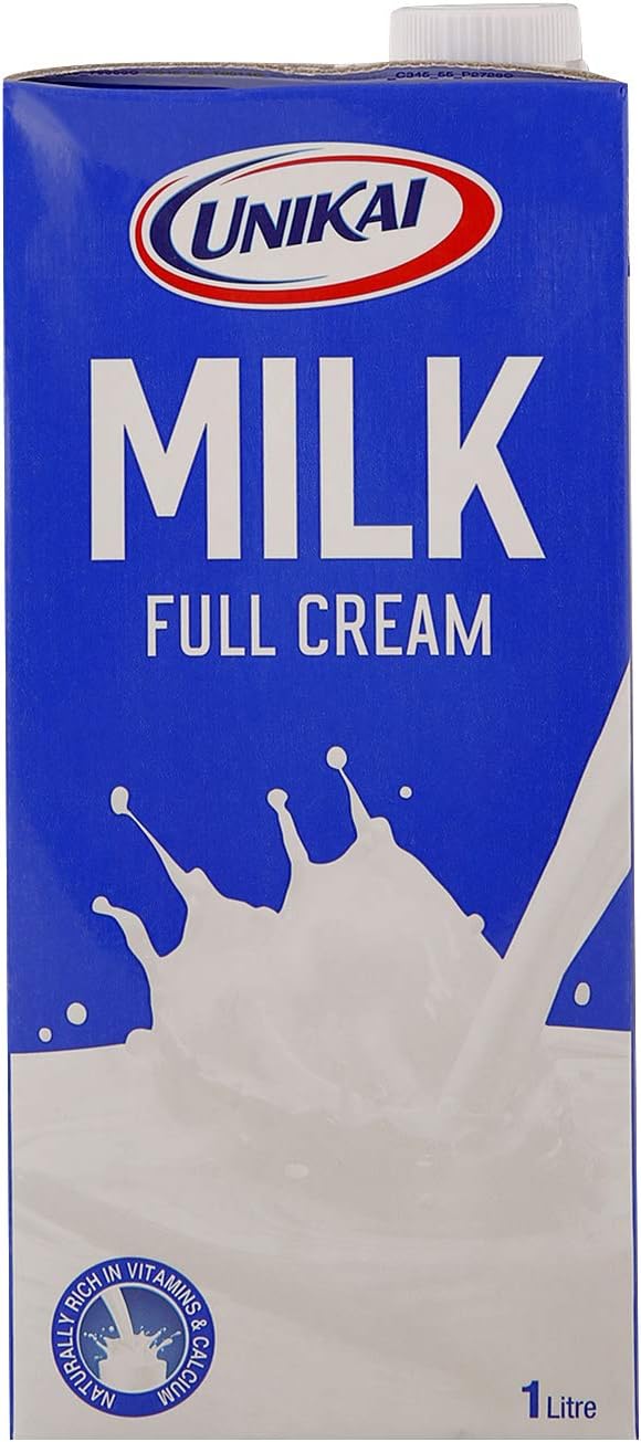 Unikai Full Cream Milk 4x1L | Fresh Dairy Value Pack | Dubai UAE