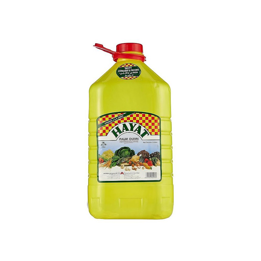 Hayat, Palm Olein Pure Vegetable Oil, 5L