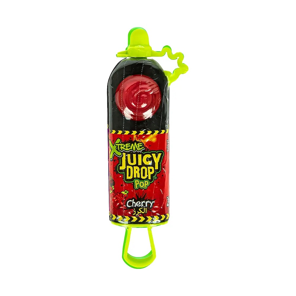 Bazooka Juicy Drop Sour Cherry Candy 26g Piece