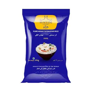 Hatim Pure Indian 1121 Basmati Rice XXXL 10kg – Long Grain Rice