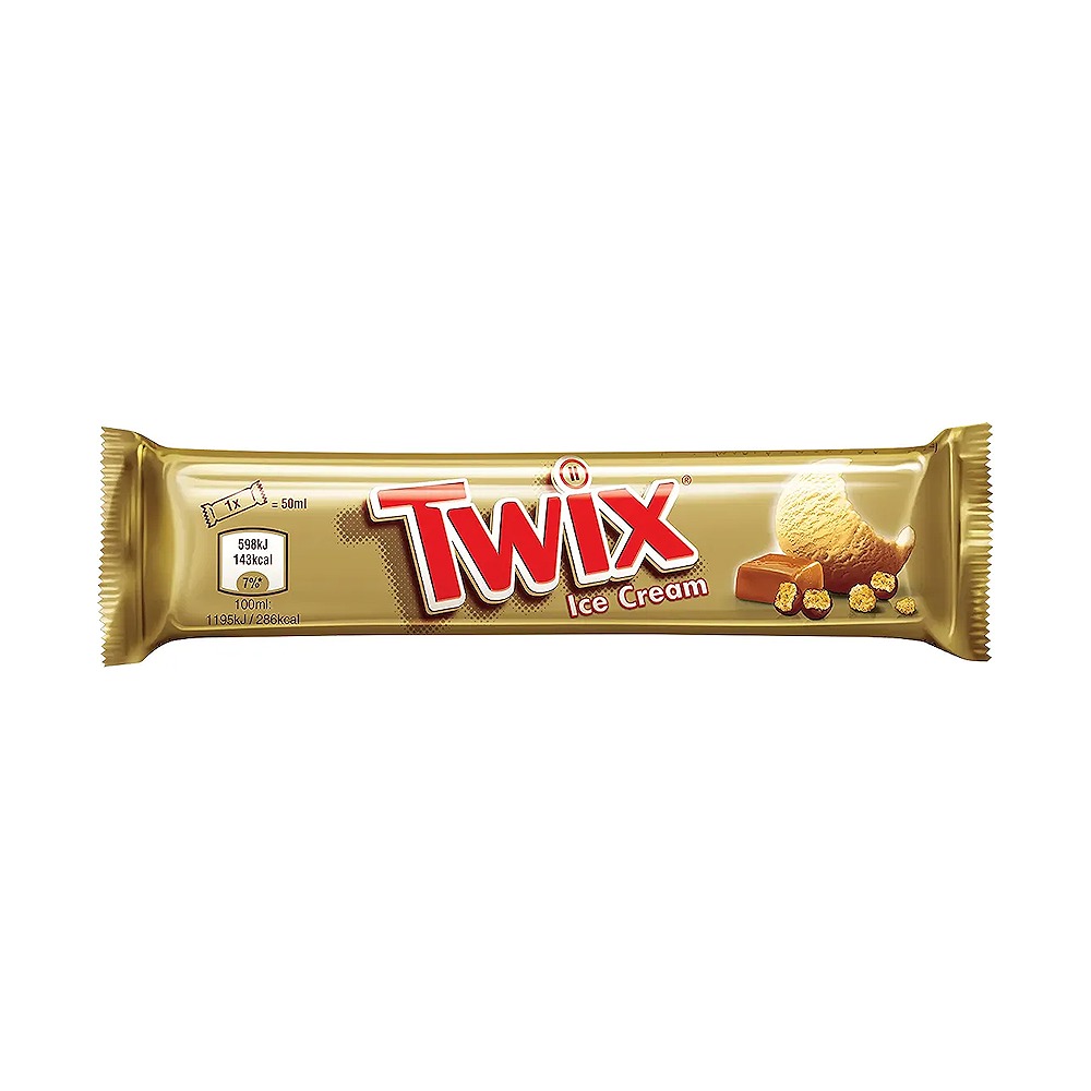 TWIX Ice Cream Bar 40 GM Pack of 4