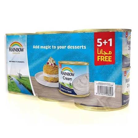 RAINBOW Sterilized Cream Original 170g Outer
