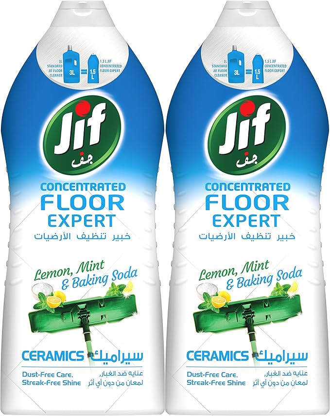 JIF Floor Cleaner Concentrate Ceramics 1500 ml 12 Carton