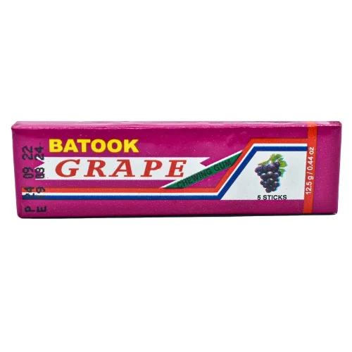 BATOOK Chewing Gum Grape Carton Pack of 50