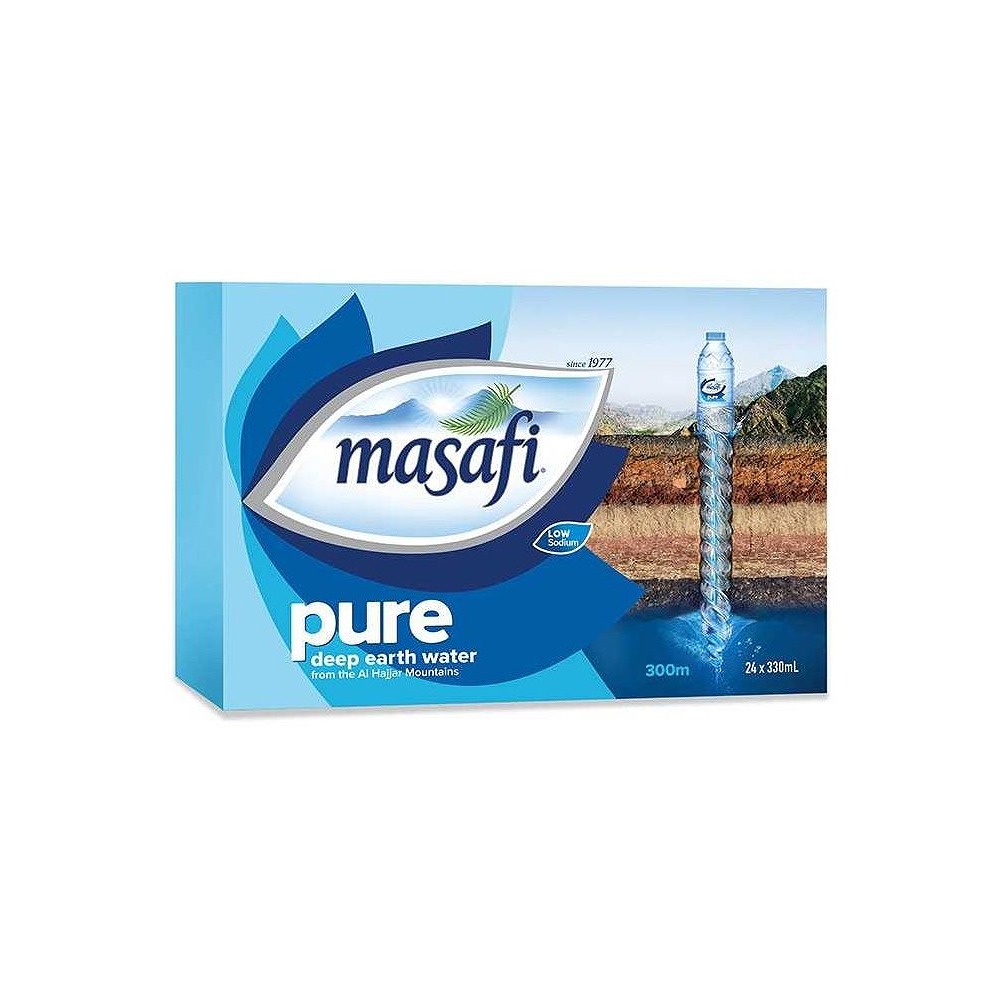 Masafi Drinking Water 330ml – Pack of 24