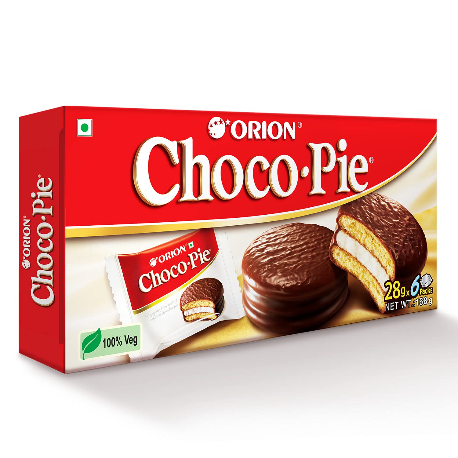 ORION Choco Pie 6 Pack 6x30g Pack of 2