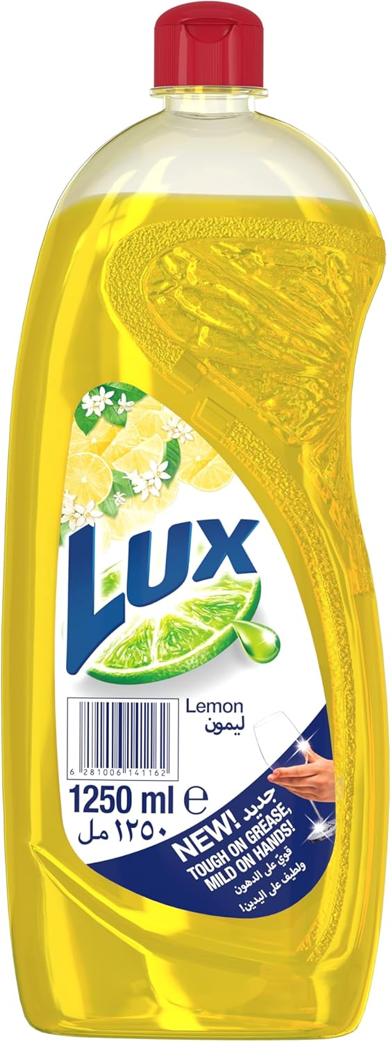 Lux Dishwash Liquid Lemon 1225ml | Best Price 8.99 AED | Grease Cutting Dubai UAE