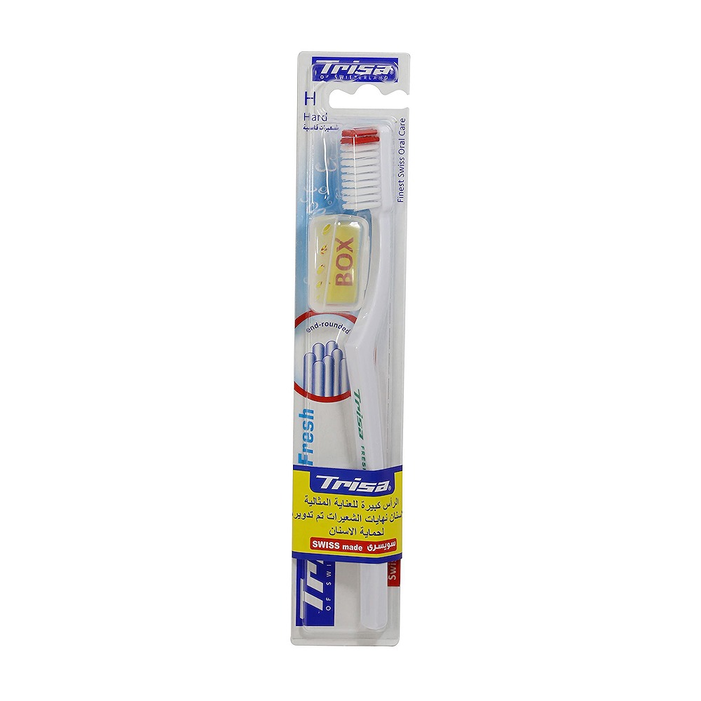 TRISA Toothbrush Fresh Hard Pack of 2