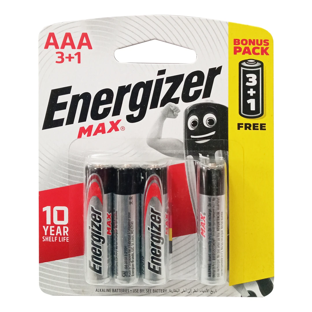 Energizer Battery AAA Carton Pack of 40