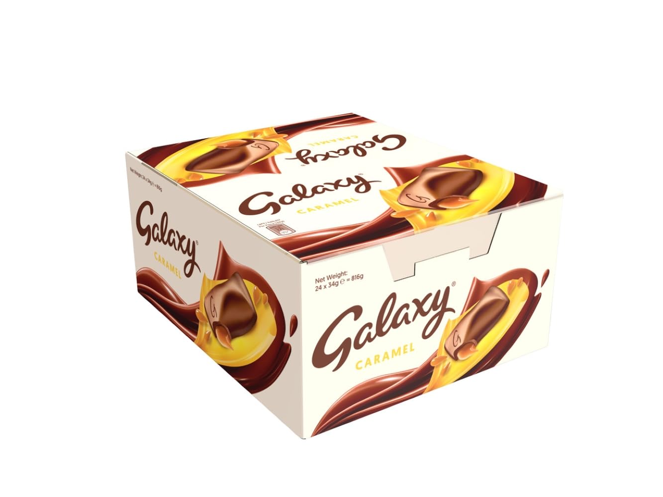 GALAXY Caramel Chocolate 34g Outer