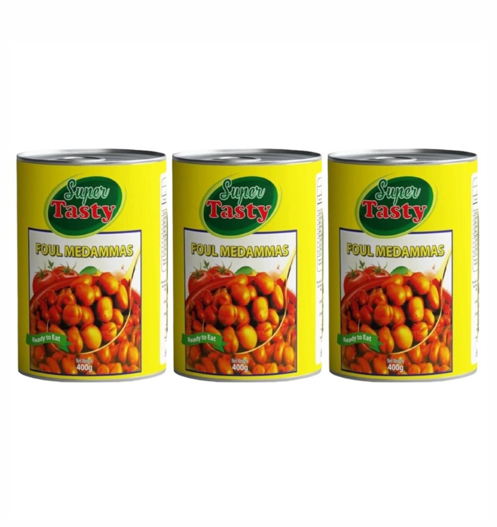 Super Tasty Foul Medammas 3x400g | Ready-to-Eat Fava Beans | Best Price Dubai UAE