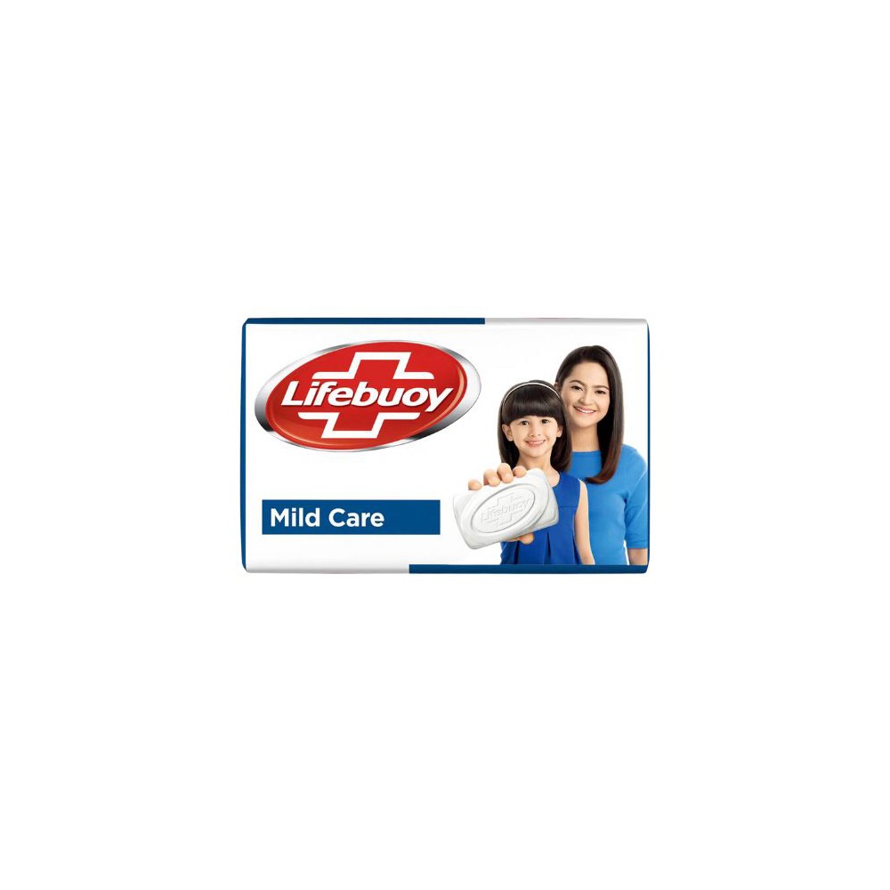 Lifebuoy Mild Care Bath Soap 160g - Antibacterial Moisturizing Family Hygiene Soap