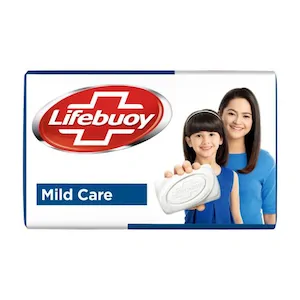 Lifebuoy Mild Care Bath Soap 160g - Antibacterial Moisturizing Family Hygiene Soap