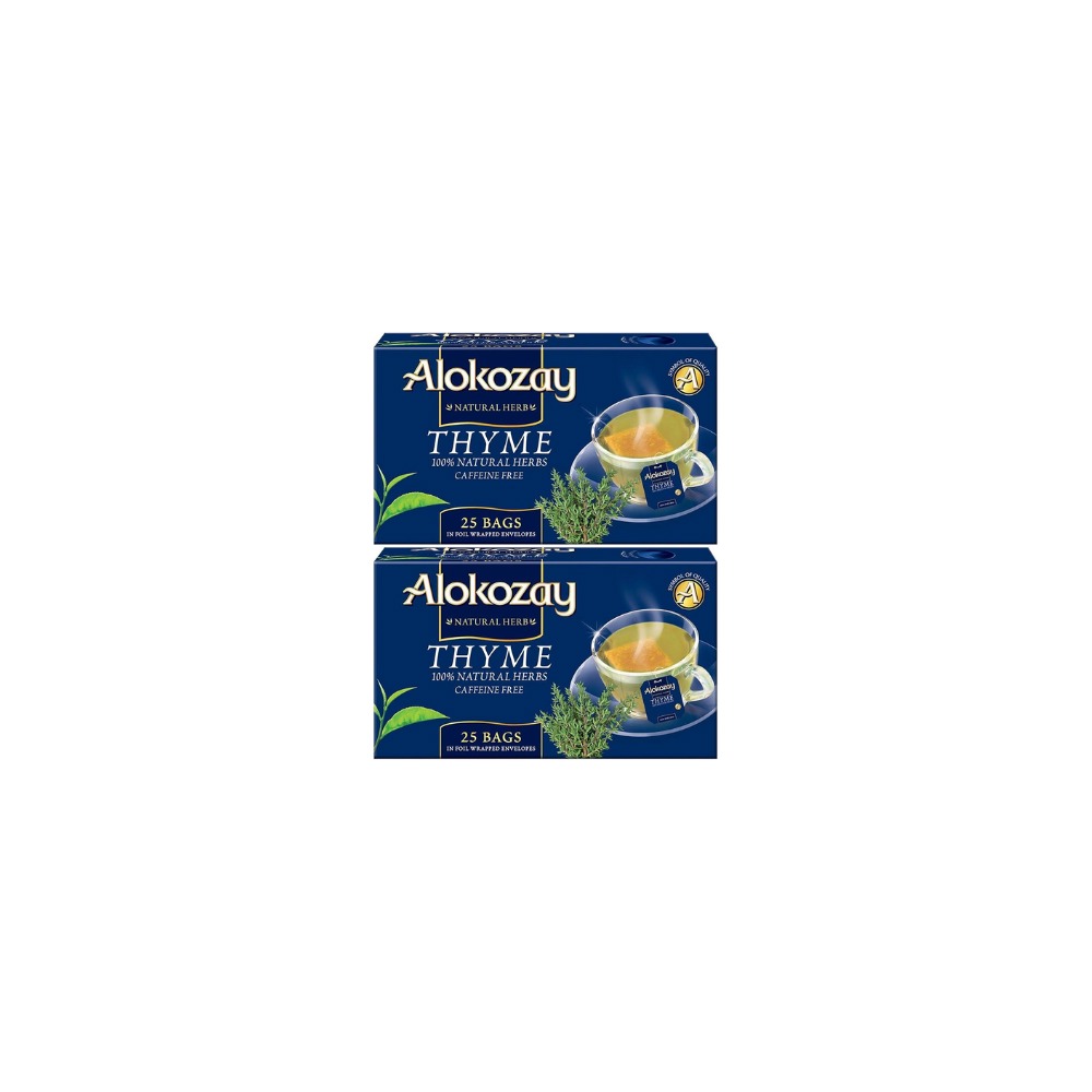 Alokozay Thyme (Zaatar) Tea Bag 25s Pack of 2